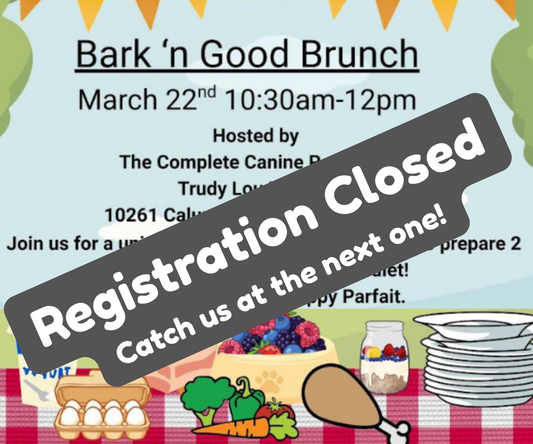 Bark ‘n Good Brunch - March 22 Event
